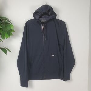 Golite Jacket Men's Size Small Navy Blue Full Zip-Up Hoodie Inner Pockets